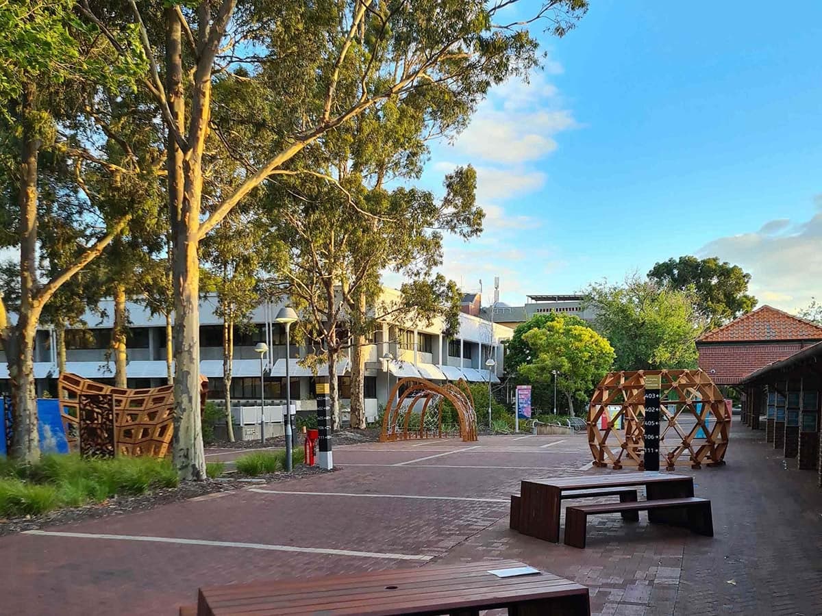 Curtin Pavilions — Timber Pavilions, Curtin University Campus, Western Australia