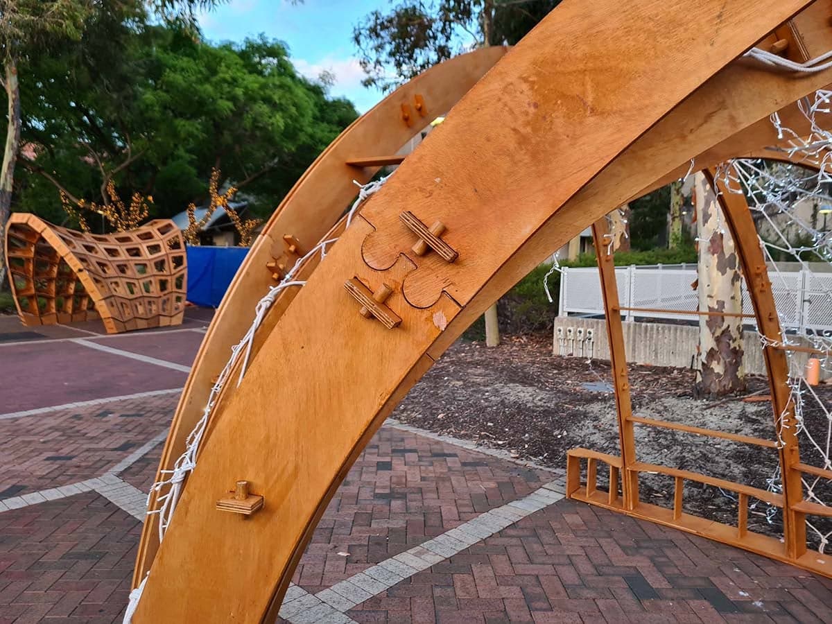 Curtin Pavilions — Timber Pavilions, Curtin University Campus, Western Australia