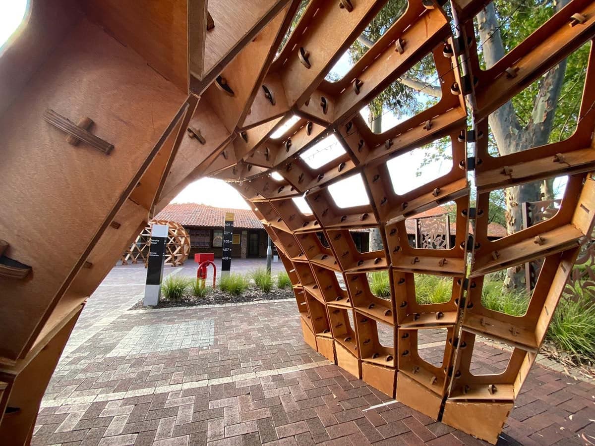 Curtin Pavilions — Timber Pavilions, Curtin University Campus, Western Australia