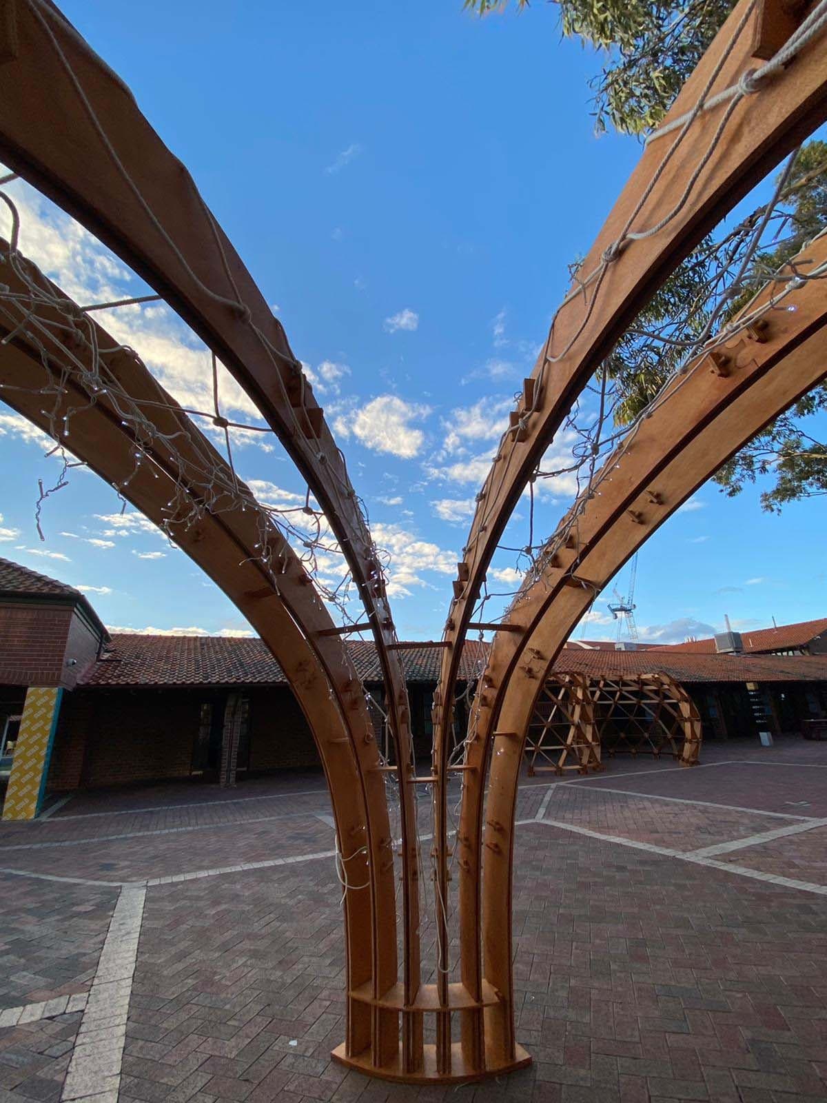 Curtin Pavilions — Timber Pavilions, Curtin University Campus, Western Australia