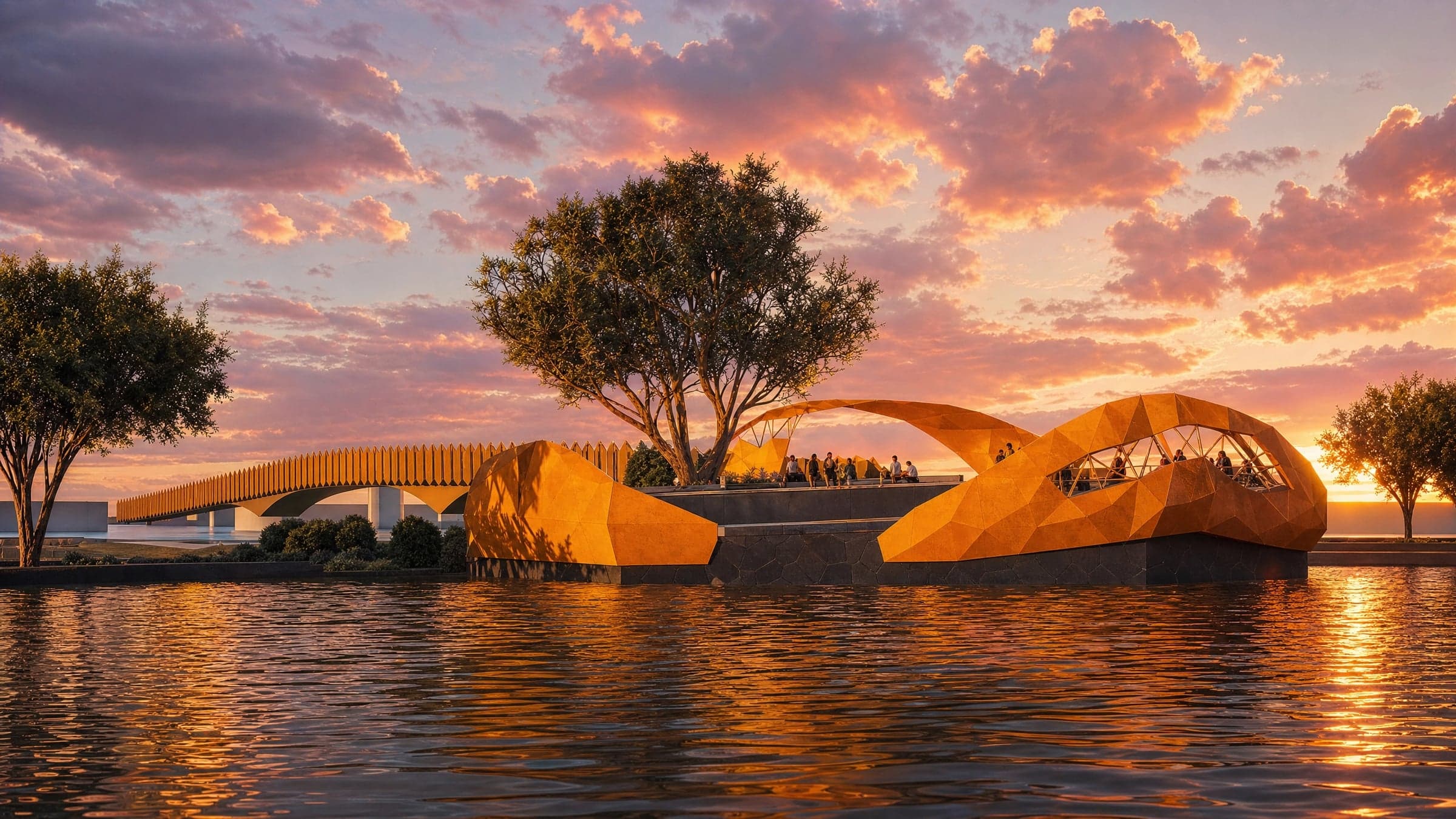 Gold Coast Greenbridge — Landmark Gateway - Unbuilt, HOTA Cultural Precinct, Gold Coast