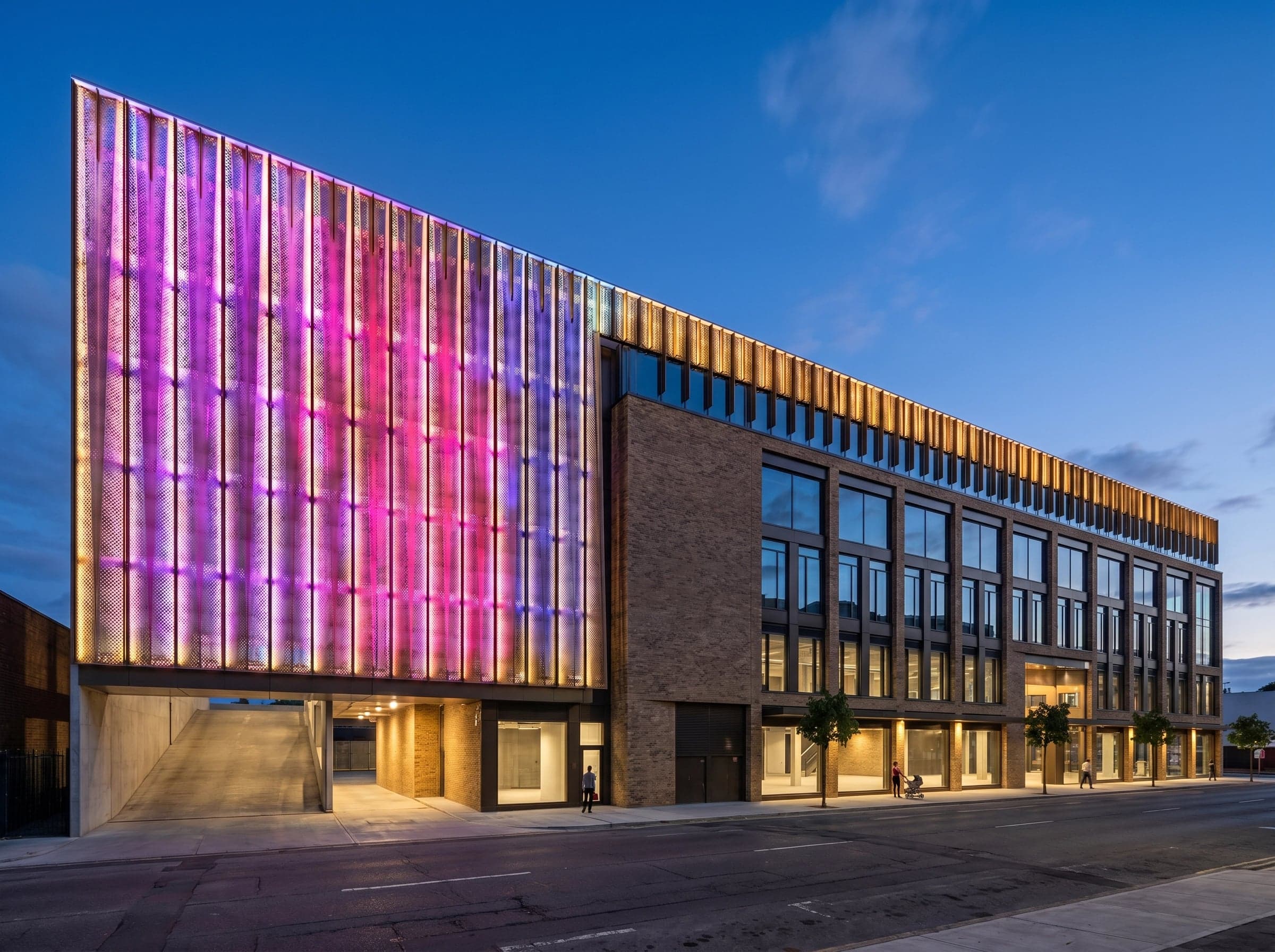 The Veil — Integrated facade and lighting - Unbuilt, Leederville Sq, WA