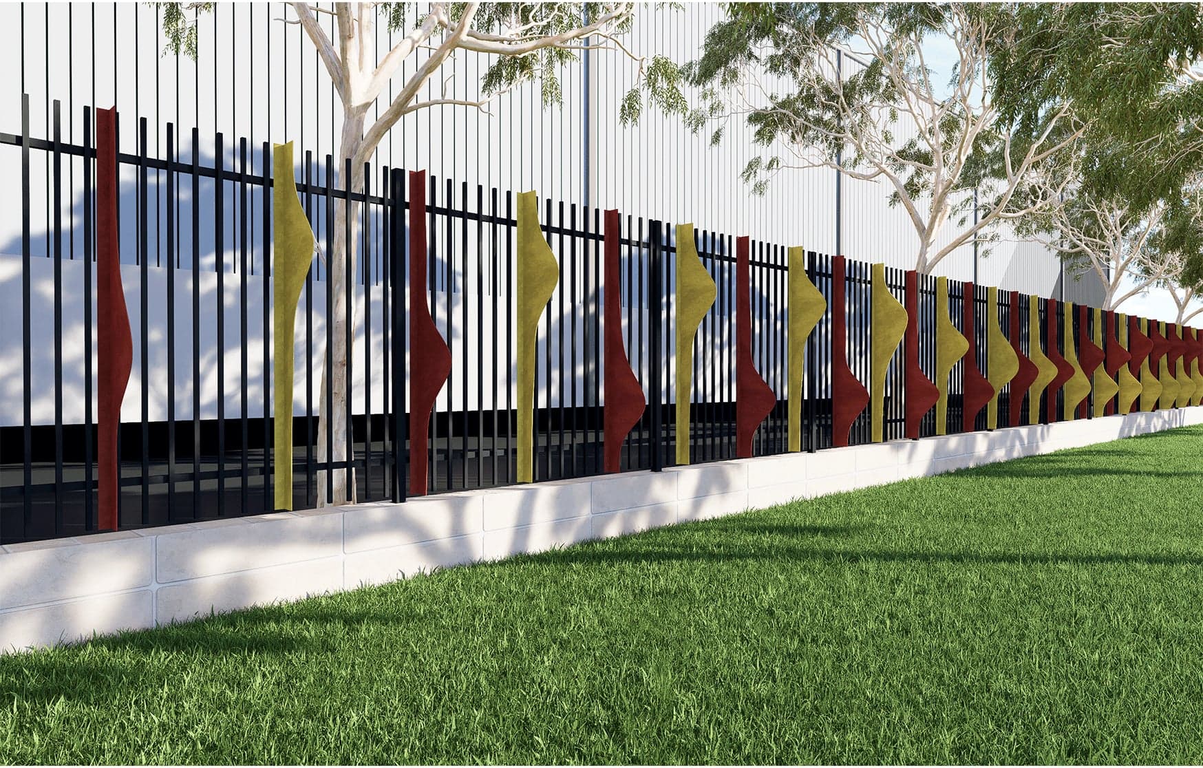 Stirling Crescent Gateway Series — 3 Stage Integrated Fence Artwork, Hazelmere, WA