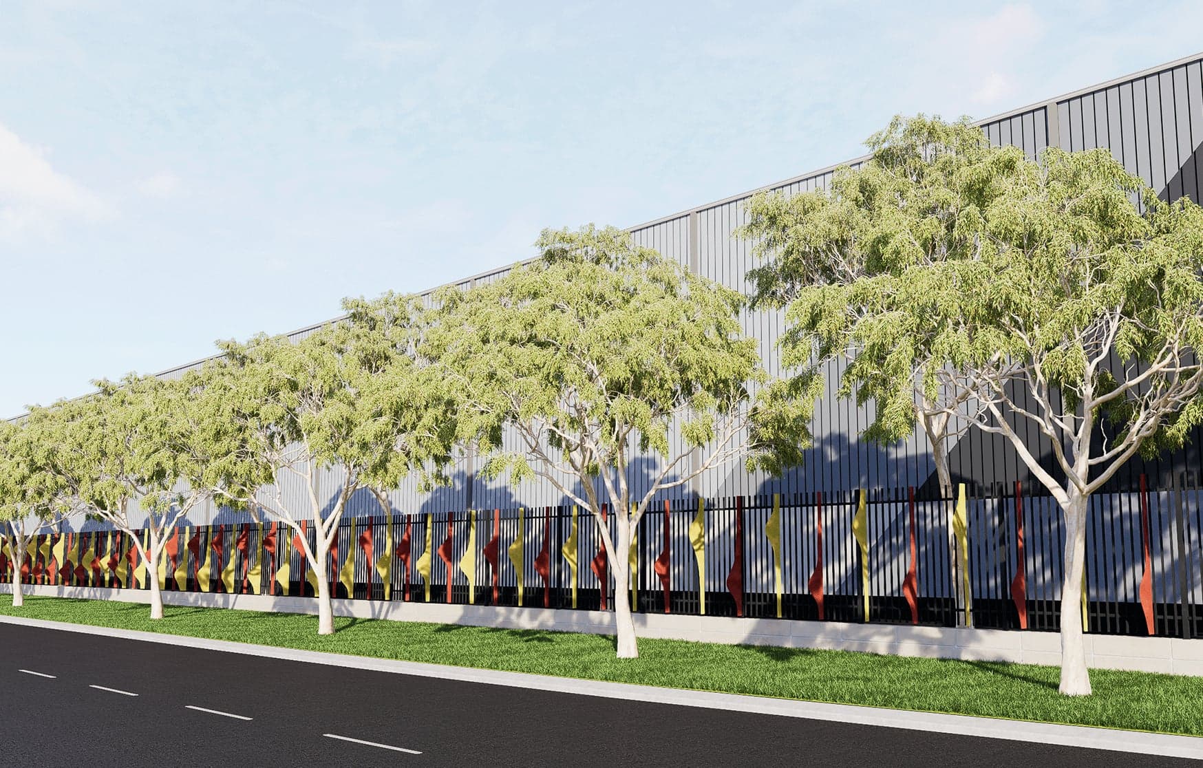 Stirling Crescent Gateway Series — 3 Stage Integrated Fence Artwork, Hazelmere, WA