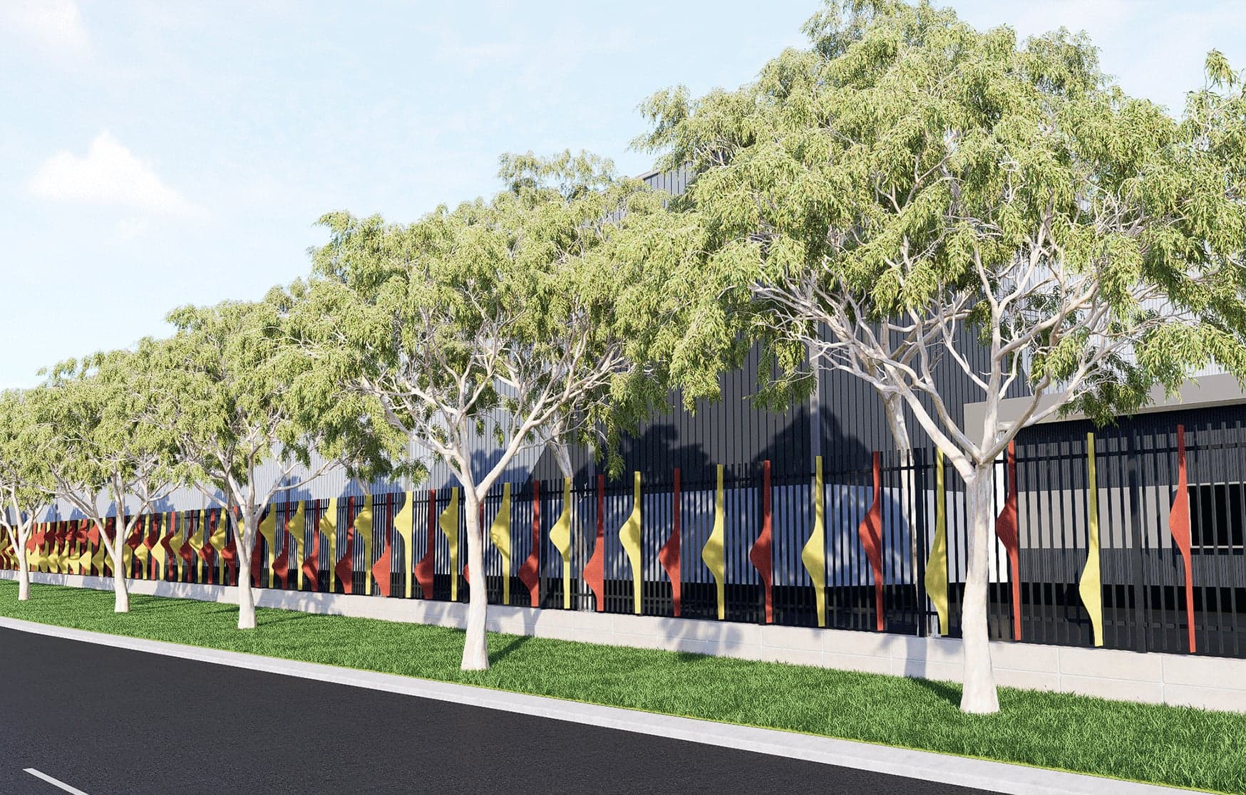 Stirling Crescent Gateway Series — 3 Stage Integrated Fence Artwork, Hazelmere, WA