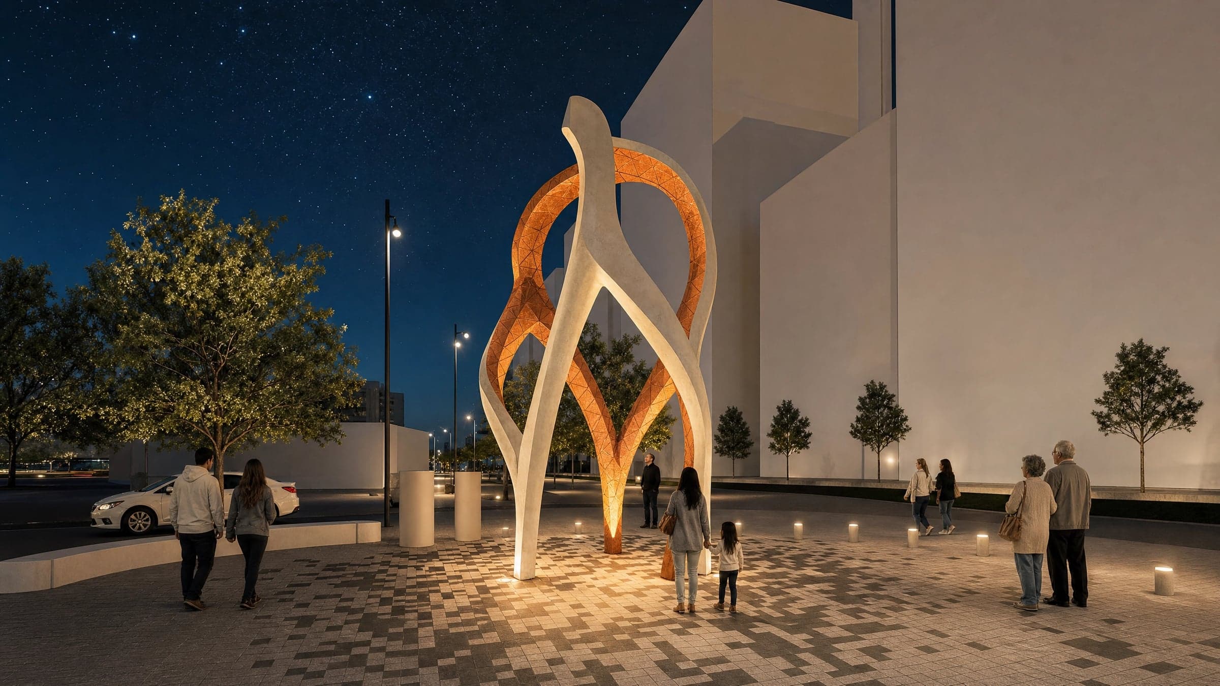 The Form of Dance — Percent for Art: Sculpture, Elizabeth Quay
