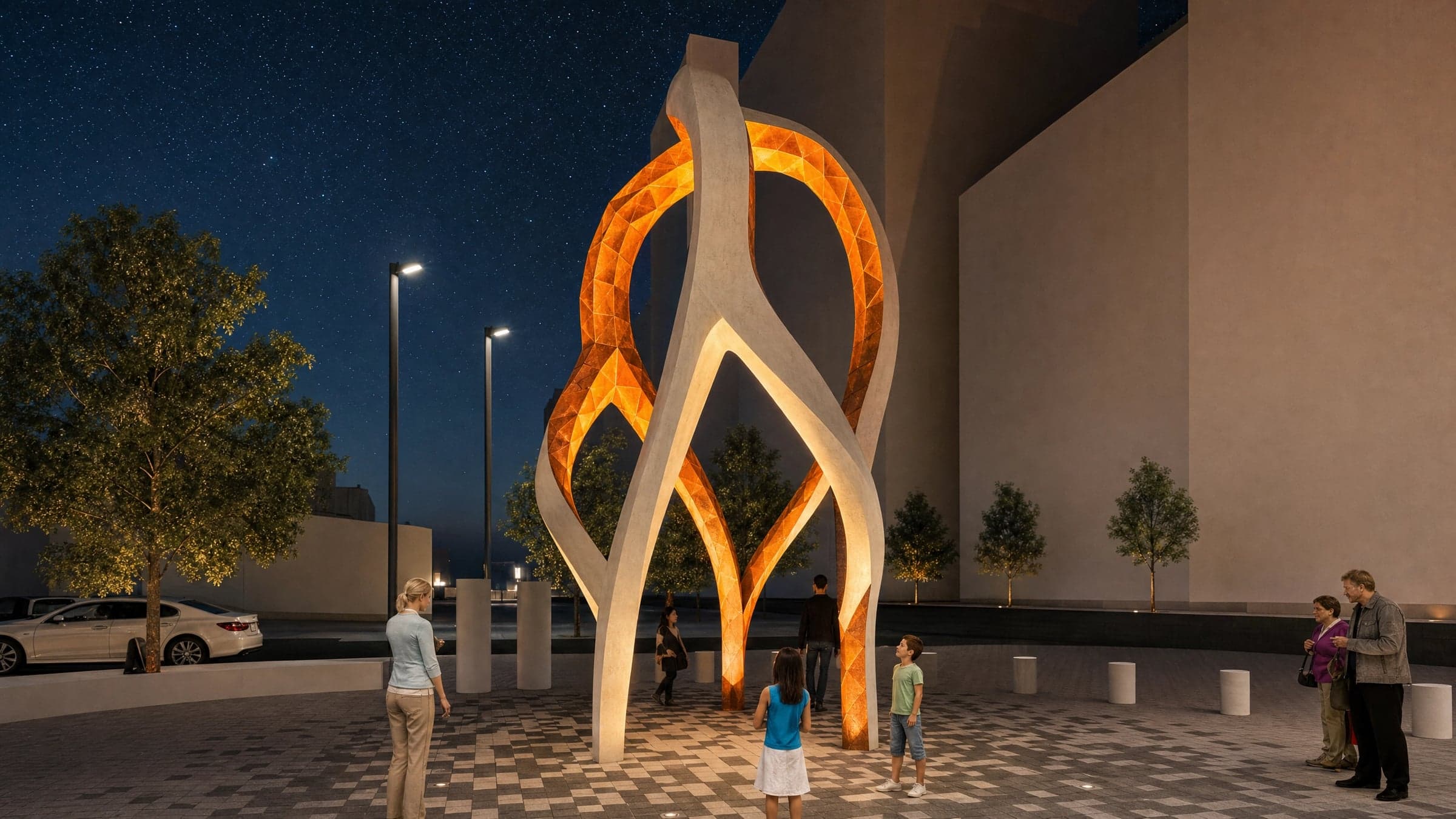 The Form of Dance — Percent for Art: Sculpture, Elizabeth Quay