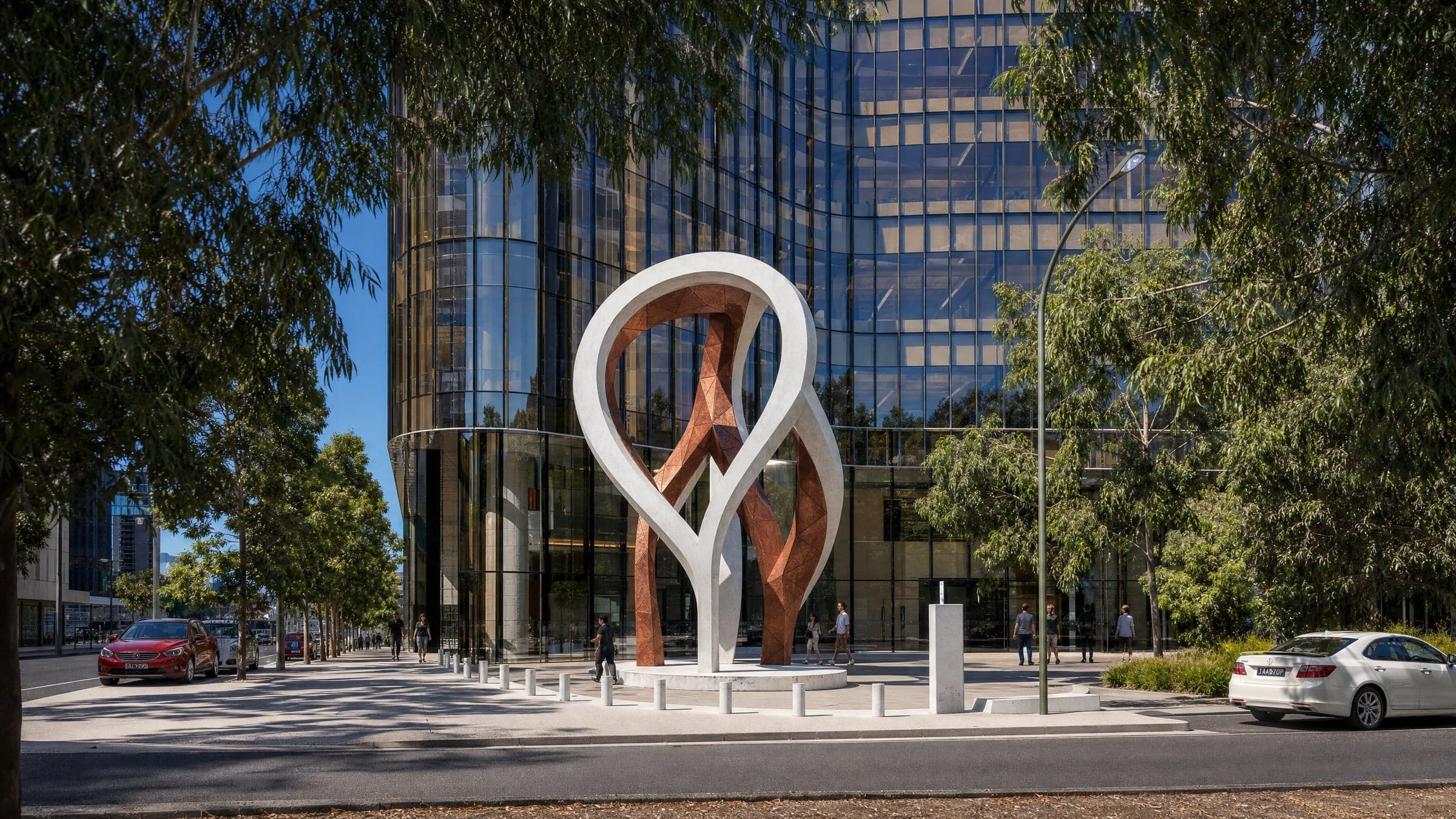 The Form of Dance — Percent for Art: Sculpture, Elizabeth Quay