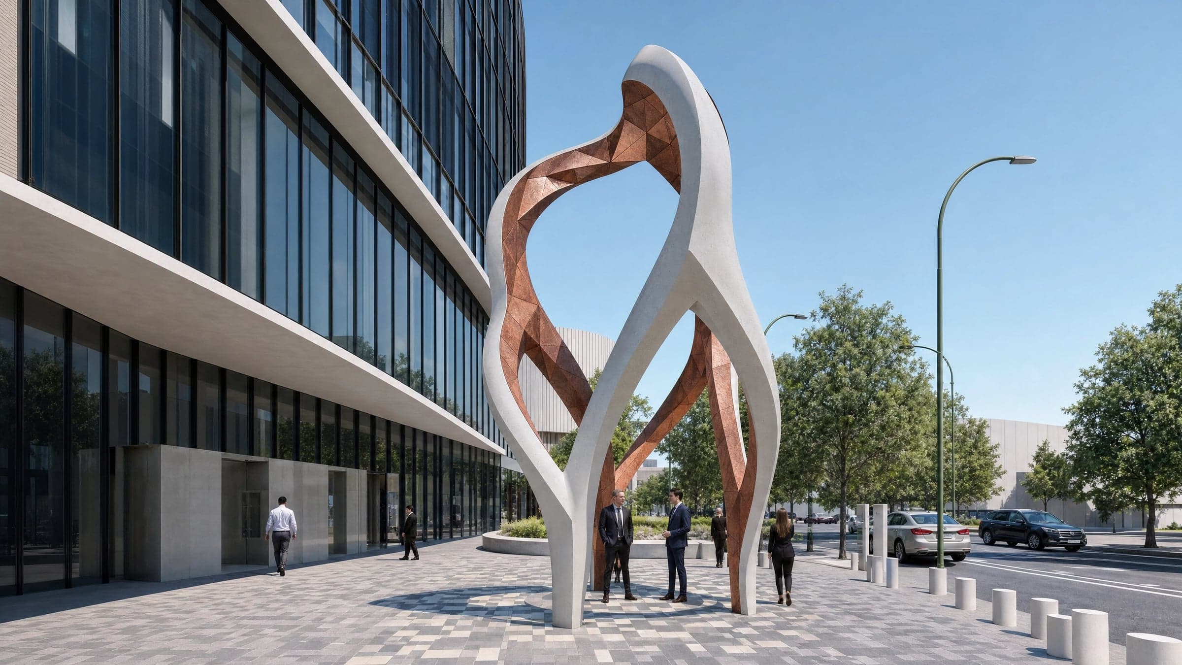 The Form of Dance — Percent for Art: Sculpture, Elizabeth Quay