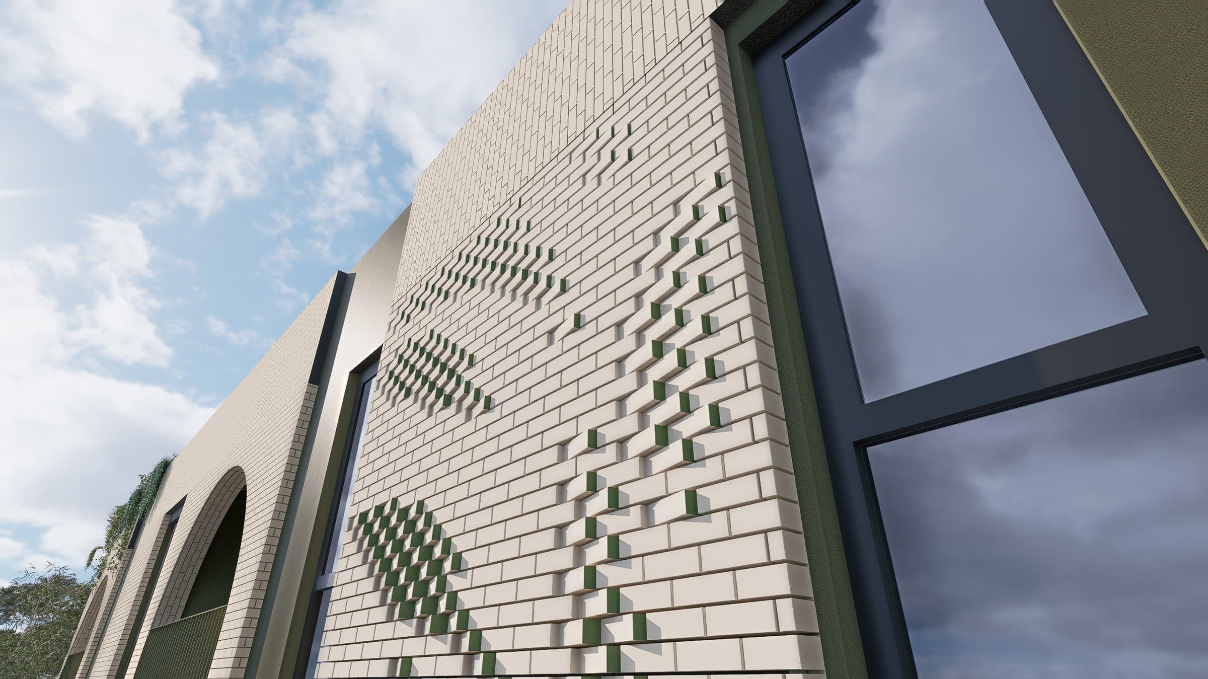 Homecoming — Integrated brick wall, 129 Loftus St, Leederville