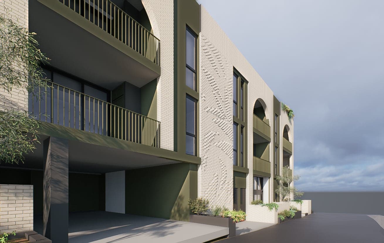Homecoming — Integrated brick wall, 129 Loftus St, Leederville