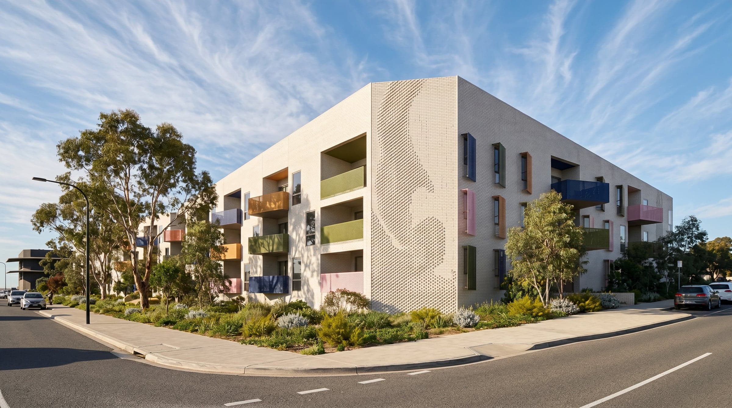 Parallel Shores - East Street - Fremantle — Integrated brick artwork, East Fremantle, WA
