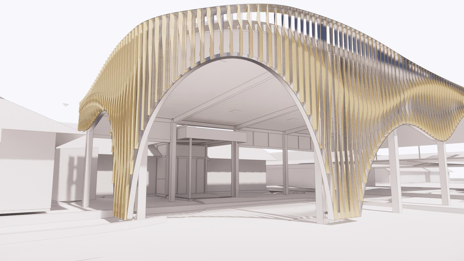 Pleated Histories — Percent for Art: Screen Facade, Broome North Regional Tafe