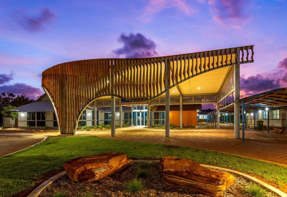 Pleated Histories — Percent for Art: Screen Facade, Broome North Regional Tafe