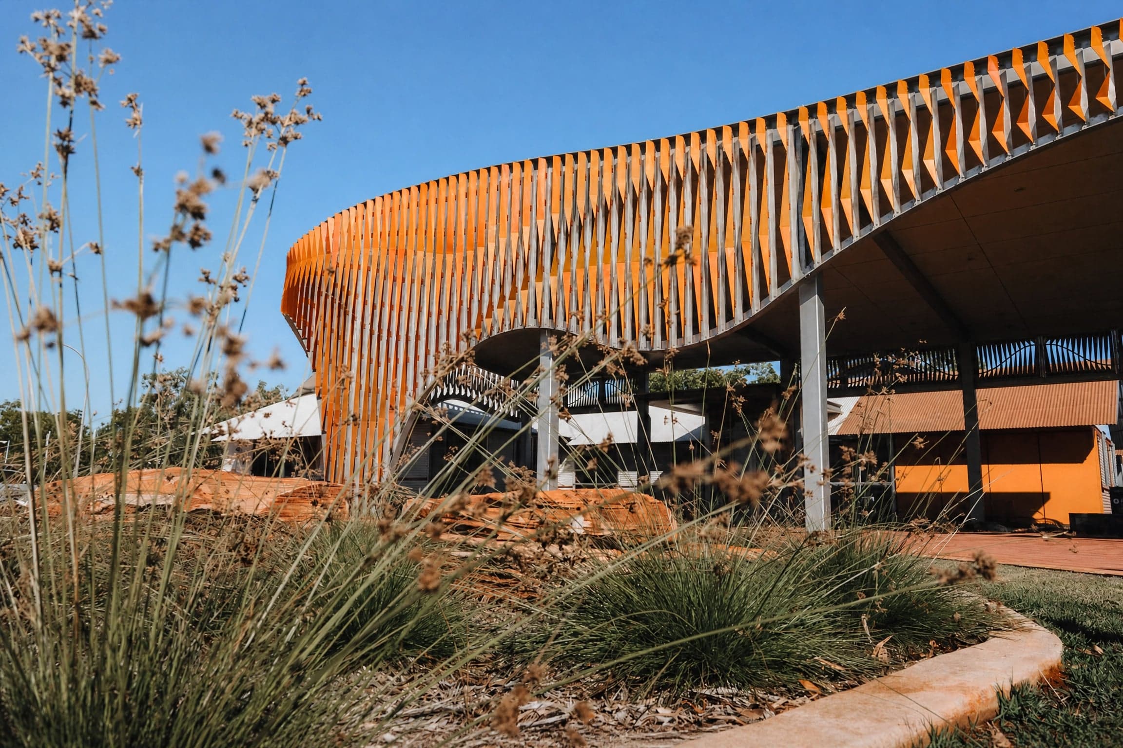 Pleated Histories — Percent for Art: Screen Facade, Broome North Regional Tafe