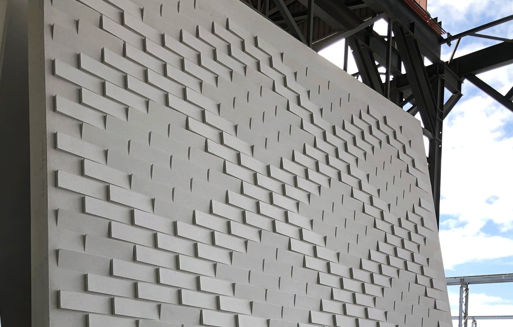 Queenslea — Lenticular Brick Wall and Custom precast concrete panels, Claremont, WA