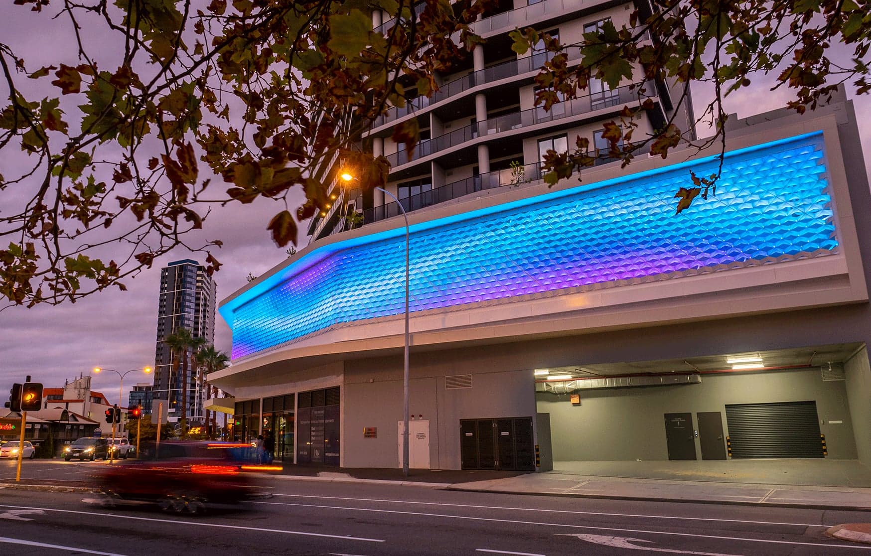 The Precinct Facade — Integrated Facade Screen, The Precinct Apartments, Mt Pleasant