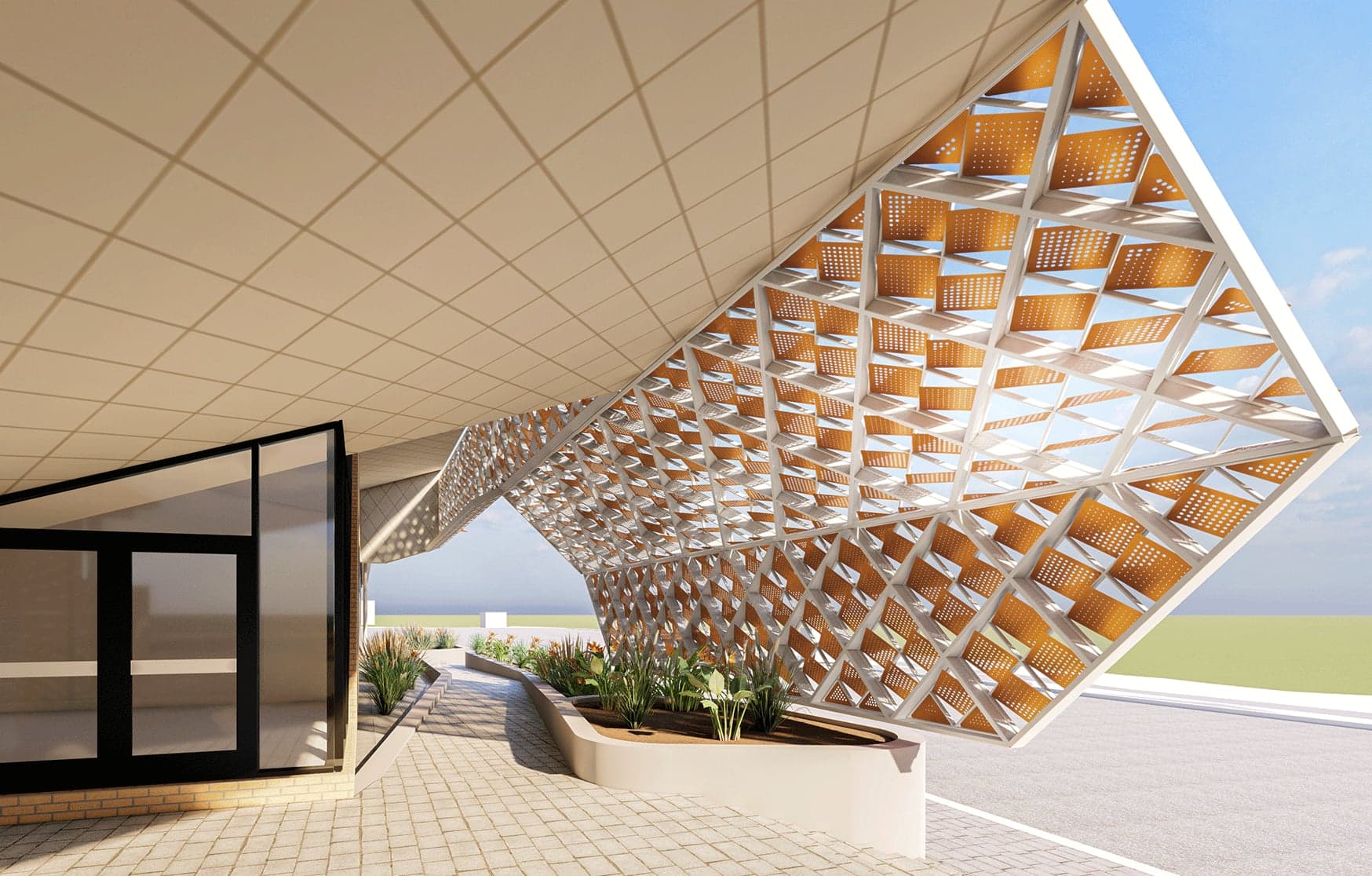 Windswept — Percent for Art: Facade, Alkimos, Western Australia